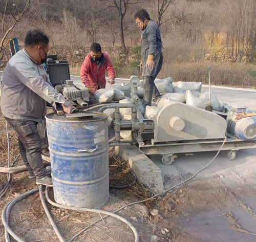 顺河回族路面下沉注浆